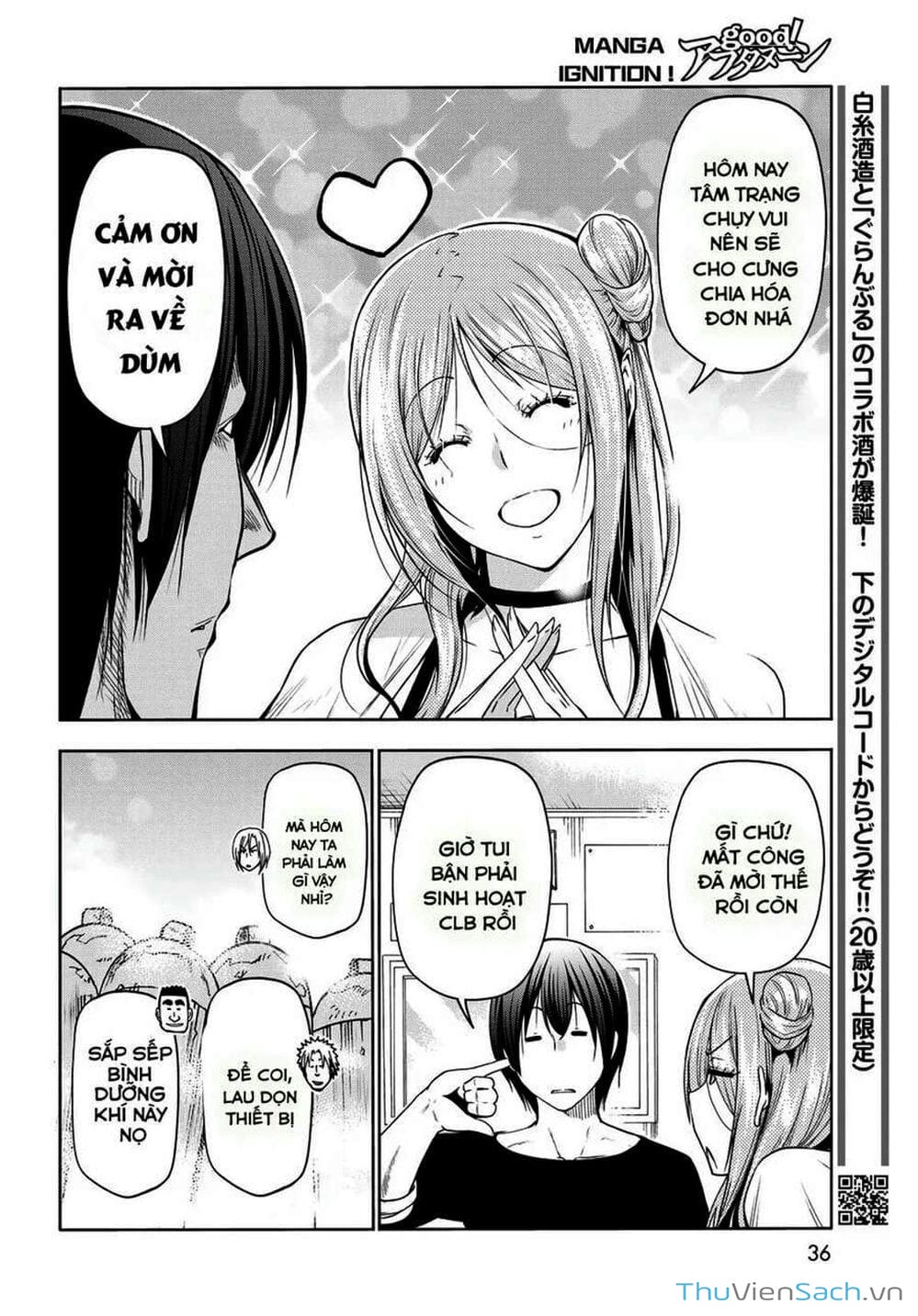 Truyện Tranh Cô Gái Thích Lặn - Grand Blue trang 3