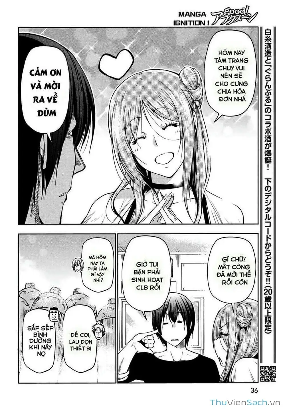 Truyện Tranh Cô Gái Thích Lặn - Grand Blue trang 3