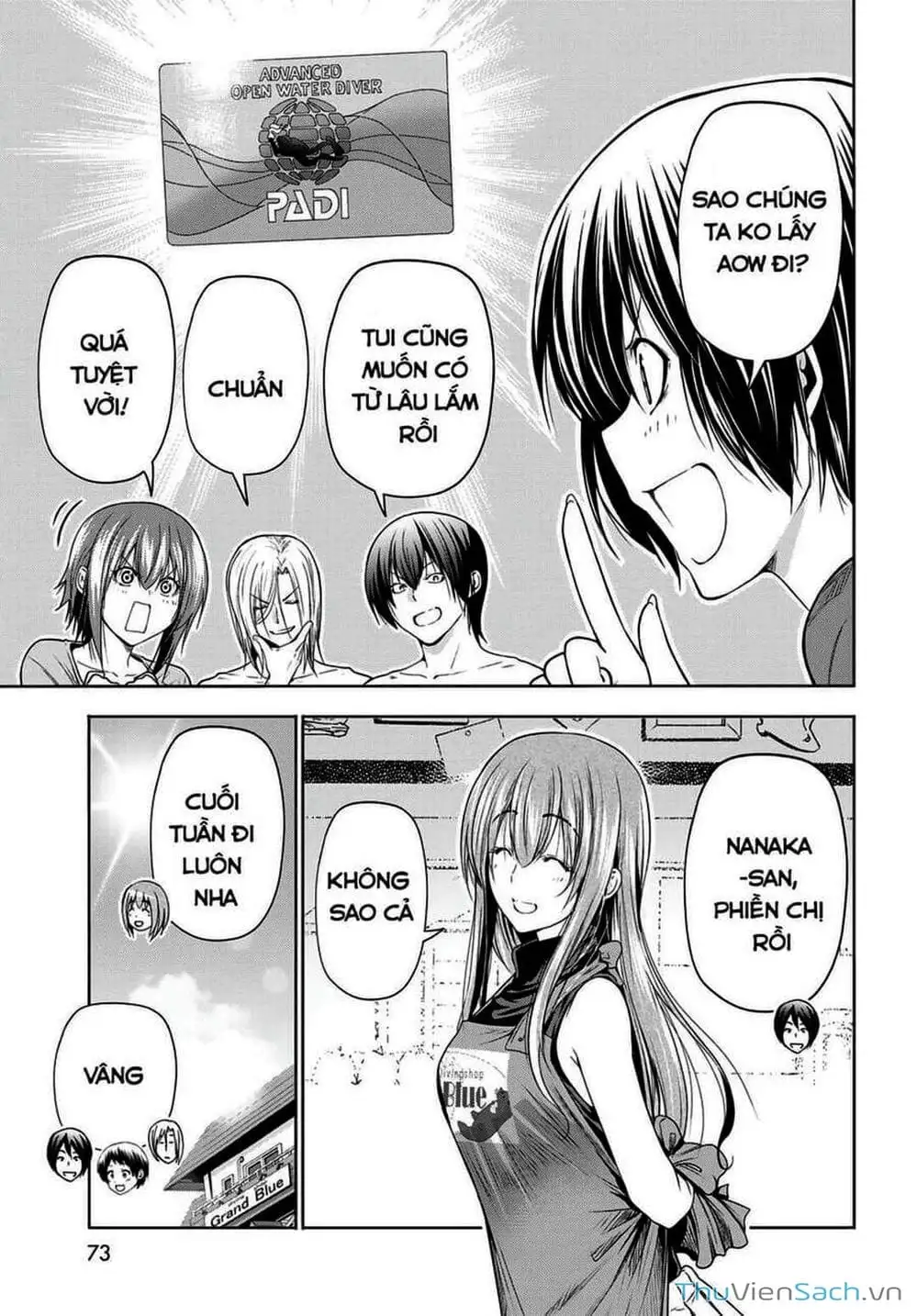 Truyện Tranh Cô Gái Thích Lặn - Grand Blue trang 3