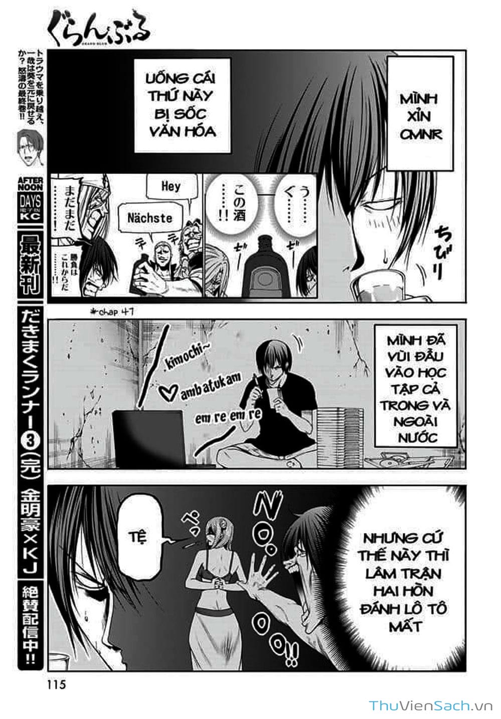 Truyện Tranh Cô Gái Thích Lặn - Grand Blue trang 3