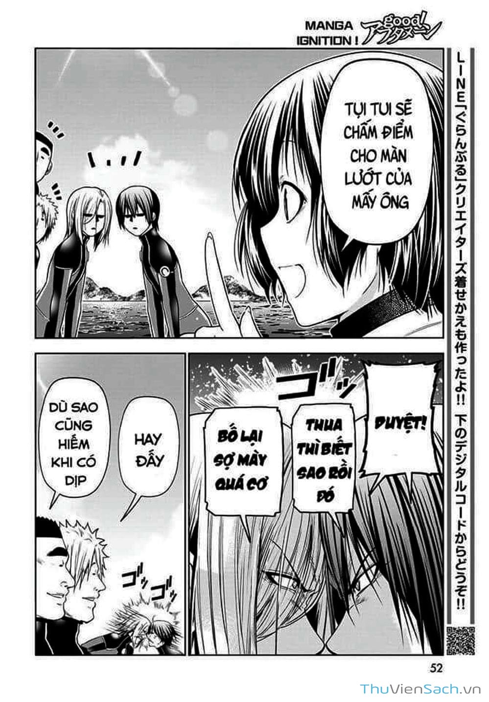 Truyện Tranh Cô Gái Thích Lặn - Grand Blue trang 3