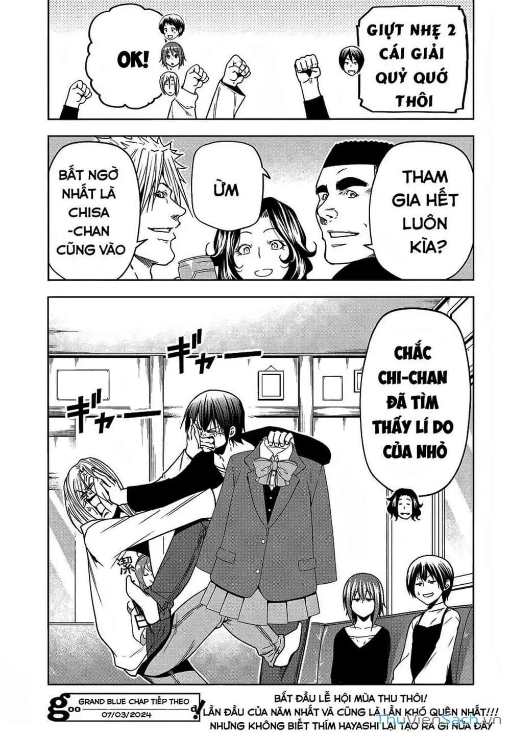 Truyện Tranh Cô Gái Thích Lặn - Grand Blue trang 3