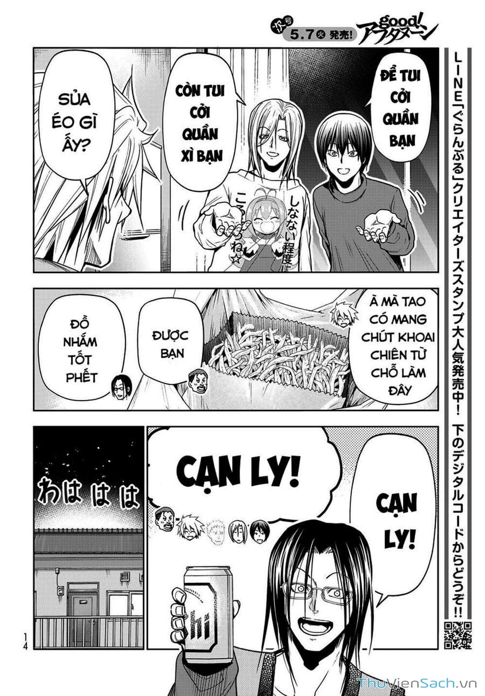 Truyện Tranh Cô Gái Thích Lặn - Grand Blue trang 3