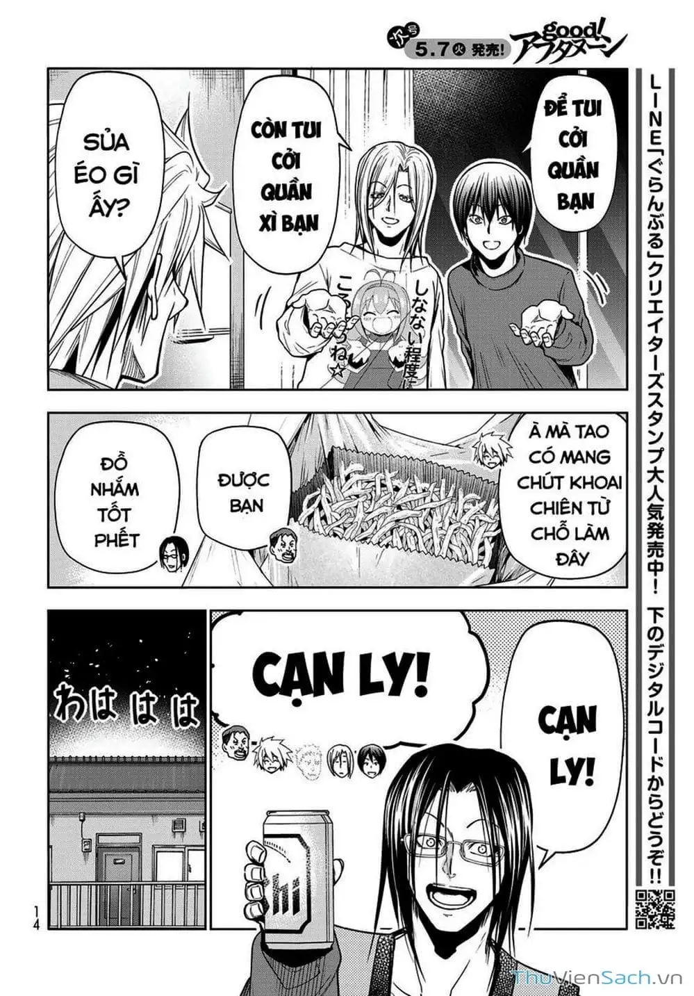 Truyện Tranh Cô Gái Thích Lặn - Grand Blue trang 3