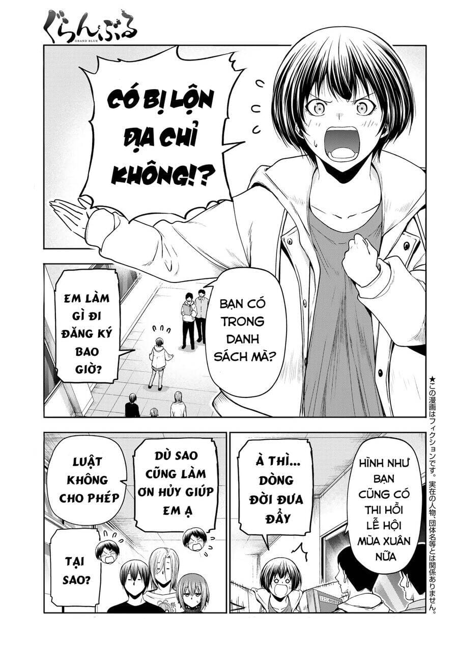 Truyện Tranh Cô Gái Thích Lặn - Grand Blue trang 3