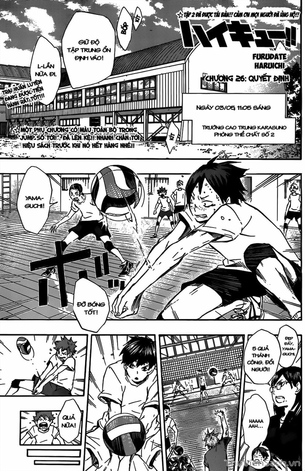 Truyện Tranh Vua Bóng Chuyền Haikyuu trang 6