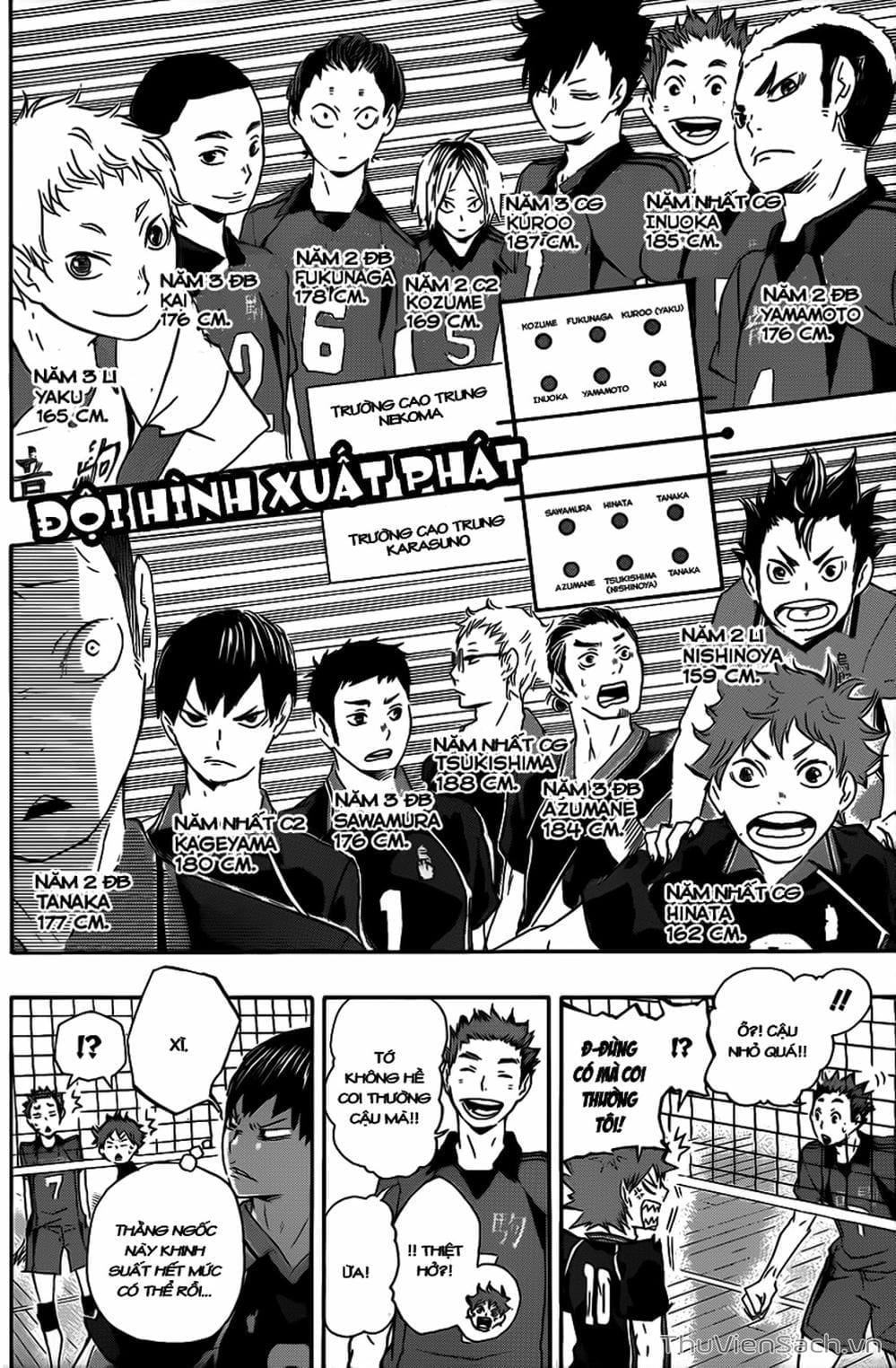 Truyện Tranh Vua Bóng Chuyền Haikyuu trang 6