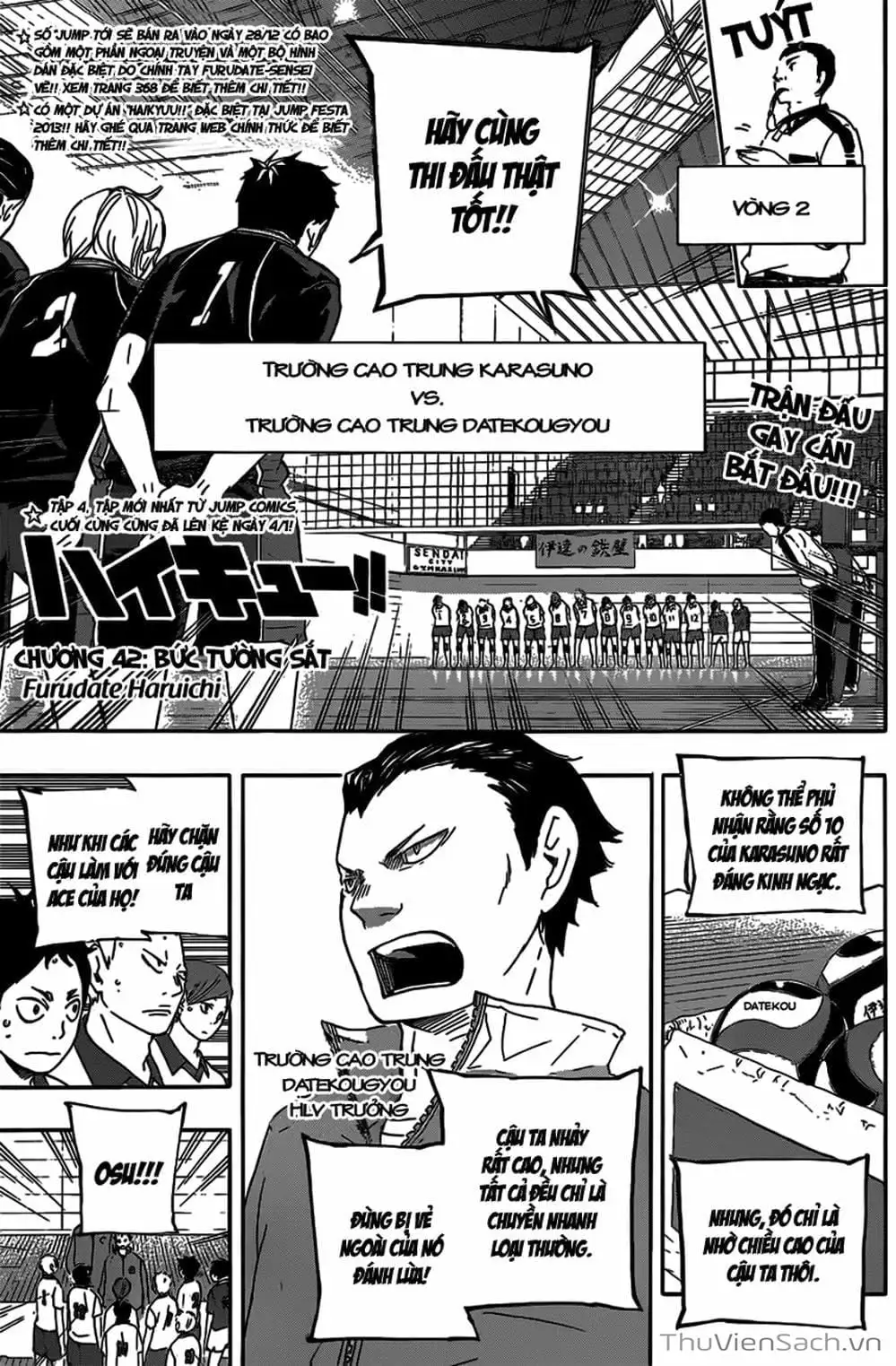 Truyện Tranh Vua Bóng Chuyền Haikyuu trang 6