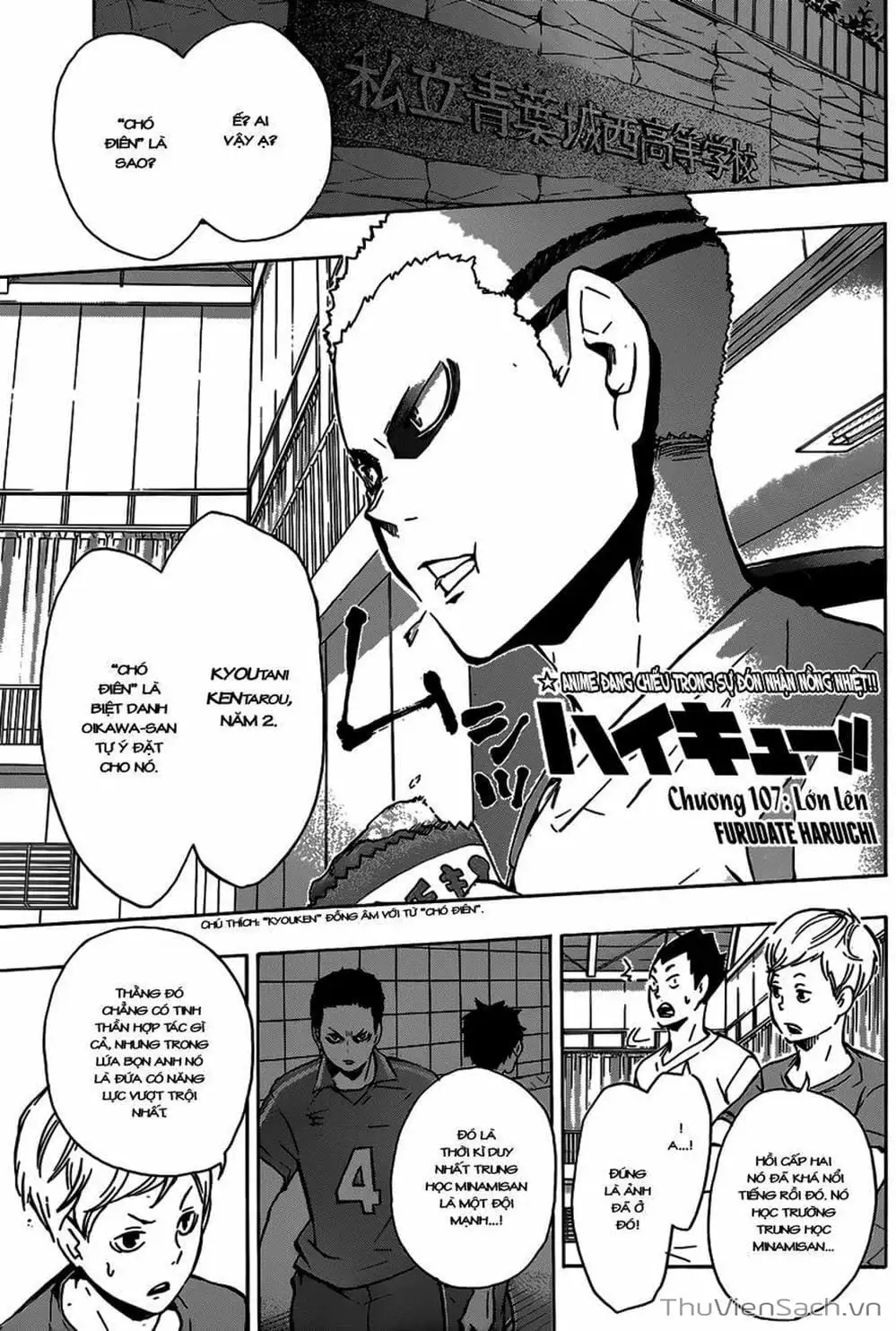 Truyện Tranh Vua Bóng Chuyền Haikyuu trang 6