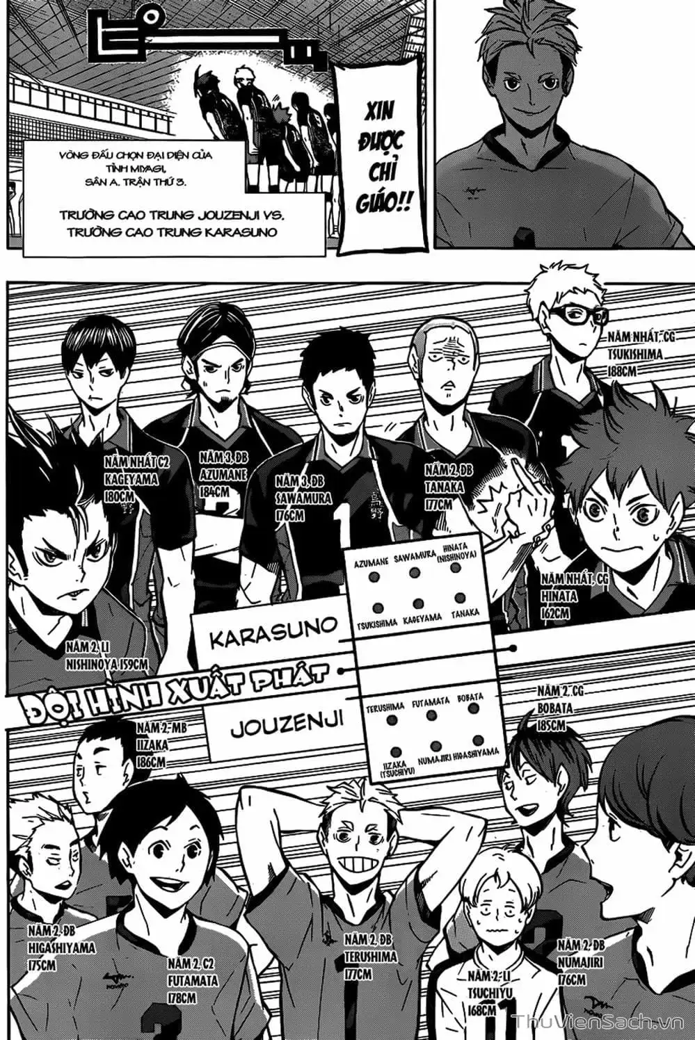 Truyện Tranh Vua Bóng Chuyền Haikyuu trang 6