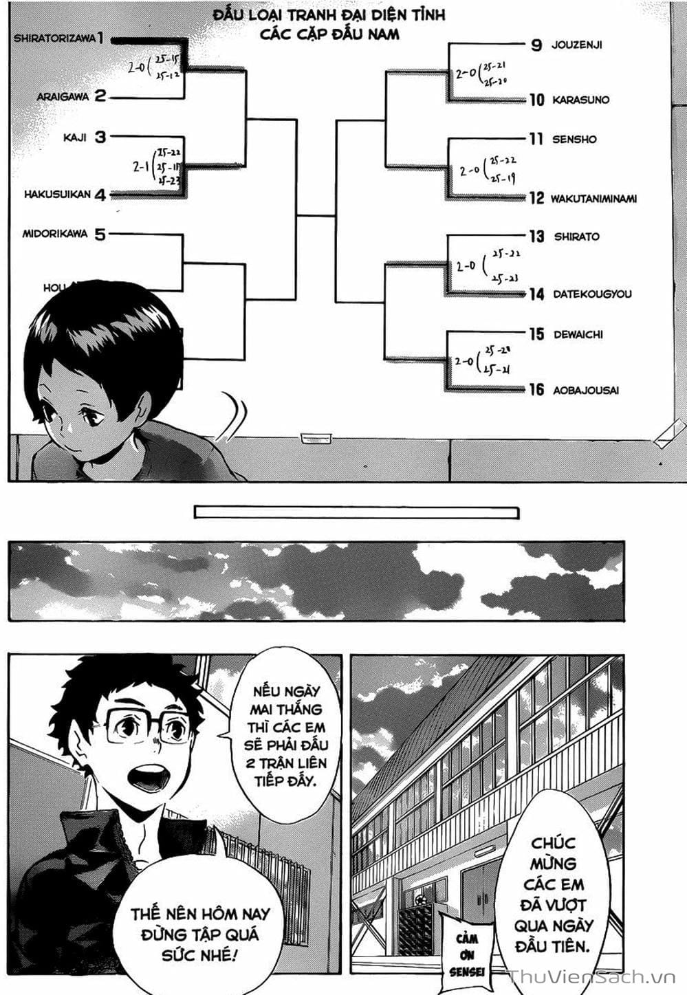 Truyện Tranh Vua Bóng Chuyền Haikyuu trang 6