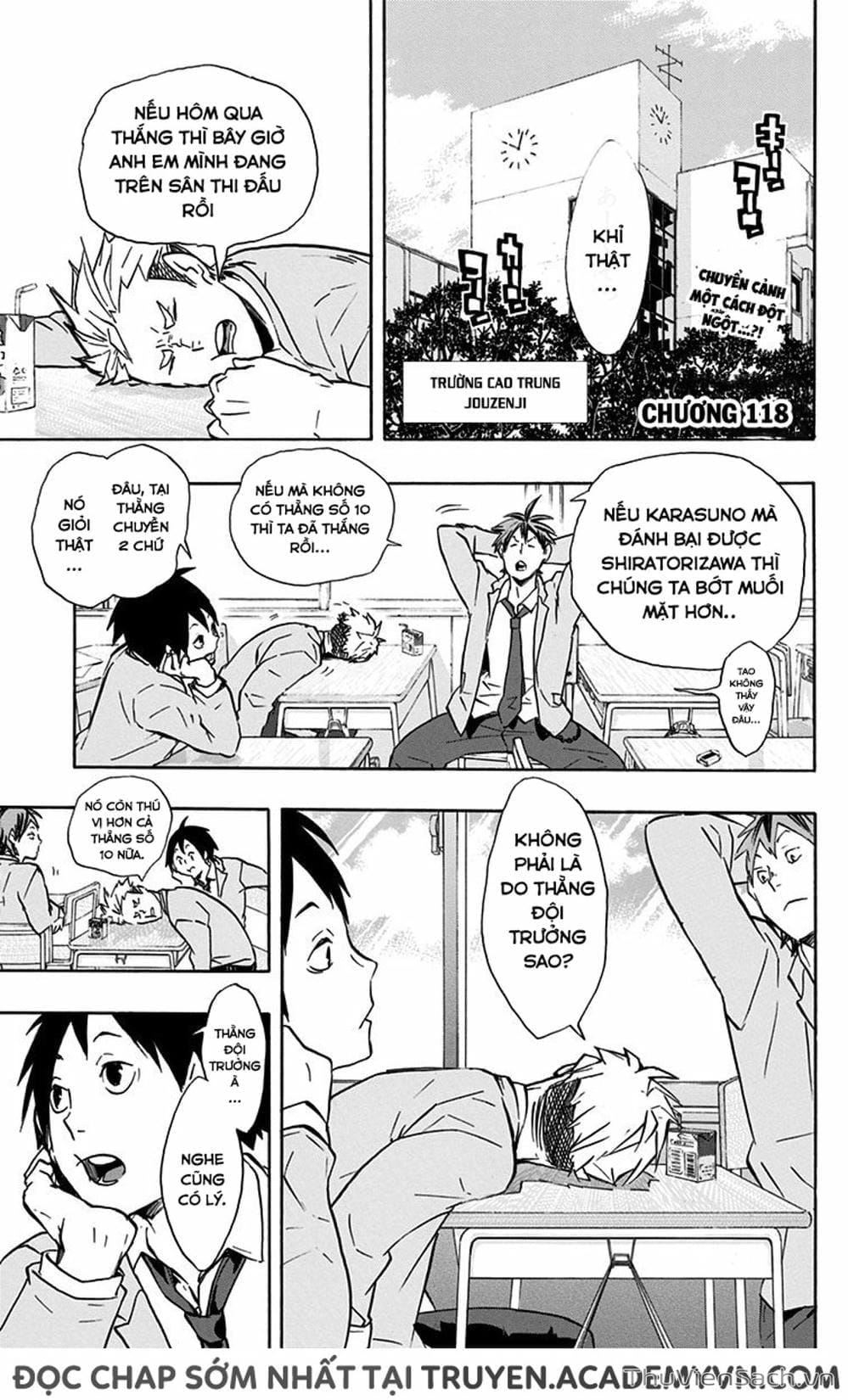 Truyện Tranh Vua Bóng Chuyền Haikyuu trang 6