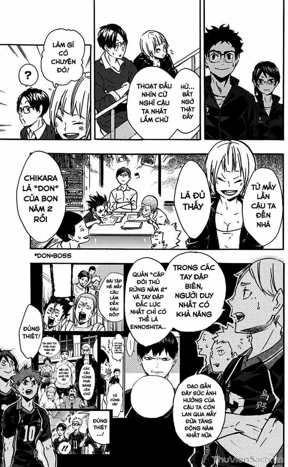 Truyện Tranh Vua Bóng Chuyền Haikyuu trang 6
