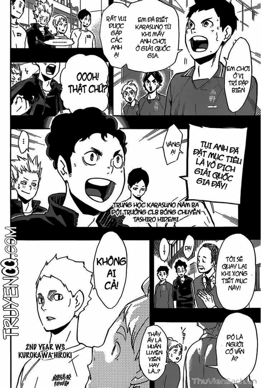 Truyện Tranh Vua Bóng Chuyền Haikyuu trang 6