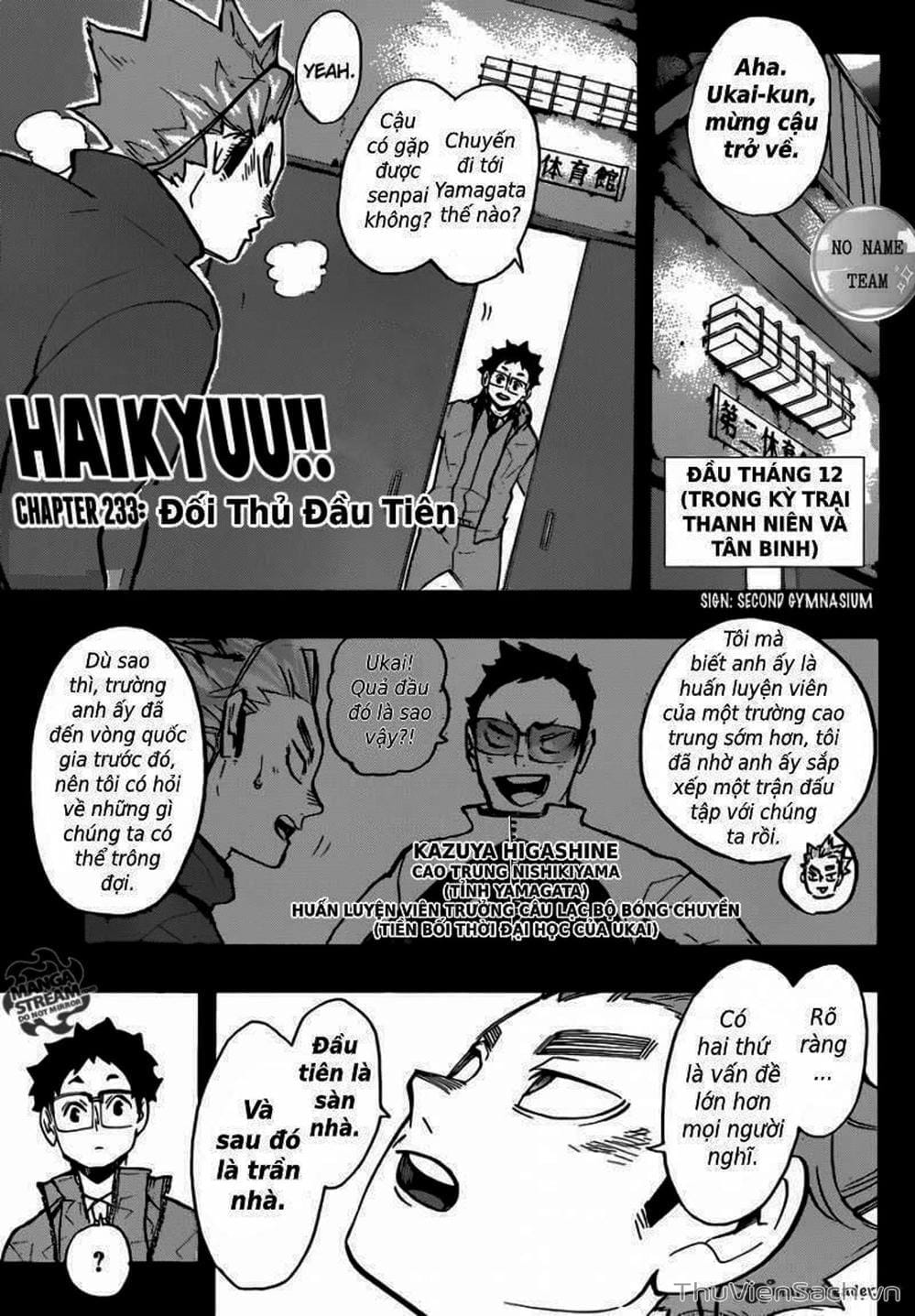 Truyện Tranh Vua Bóng Chuyền Haikyuu trang 6