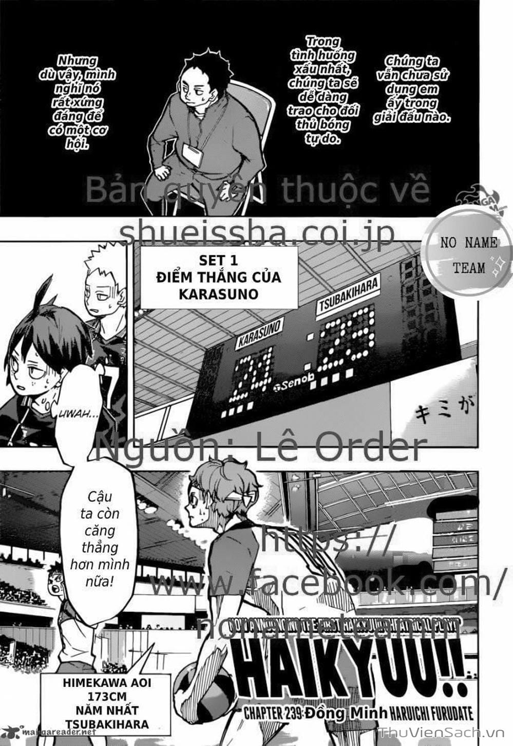 Truyện Tranh Vua Bóng Chuyền Haikyuu trang 6