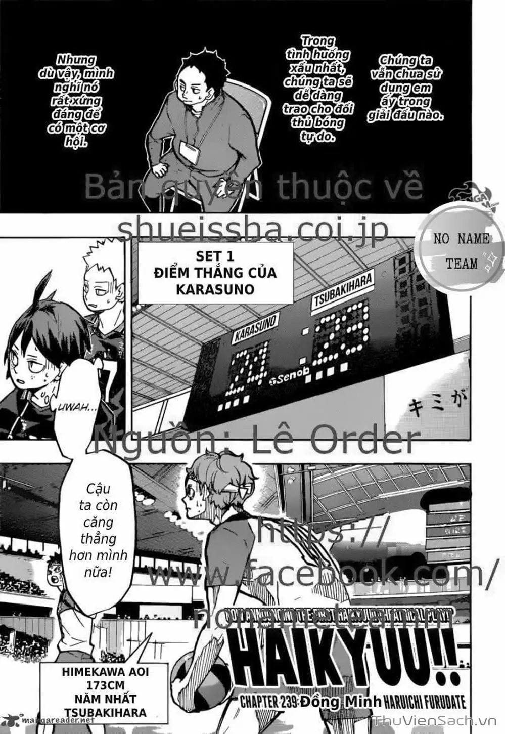 Truyện Tranh Vua Bóng Chuyền Haikyuu trang 6