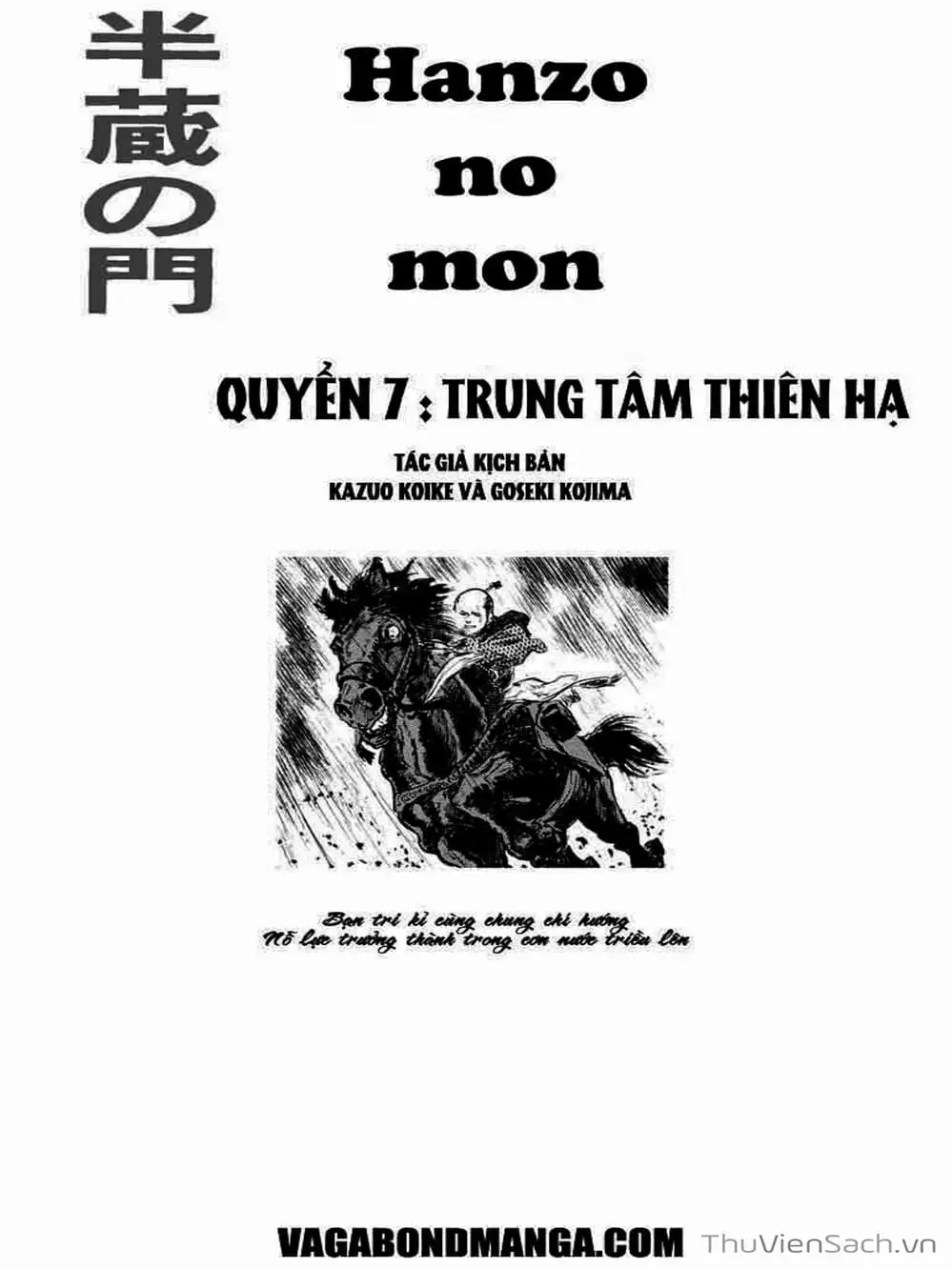Truyện Tranh Con Đường Của Sát Thủ - Hanzou No Mon trang 6
