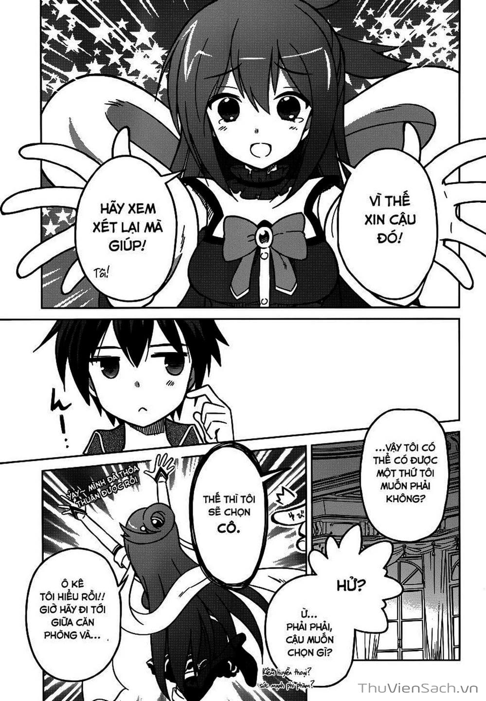 Truyện Tranh Hãy Ban Phúc Lành Cho Thế Giới Tuyệt Vời Này! trang 6