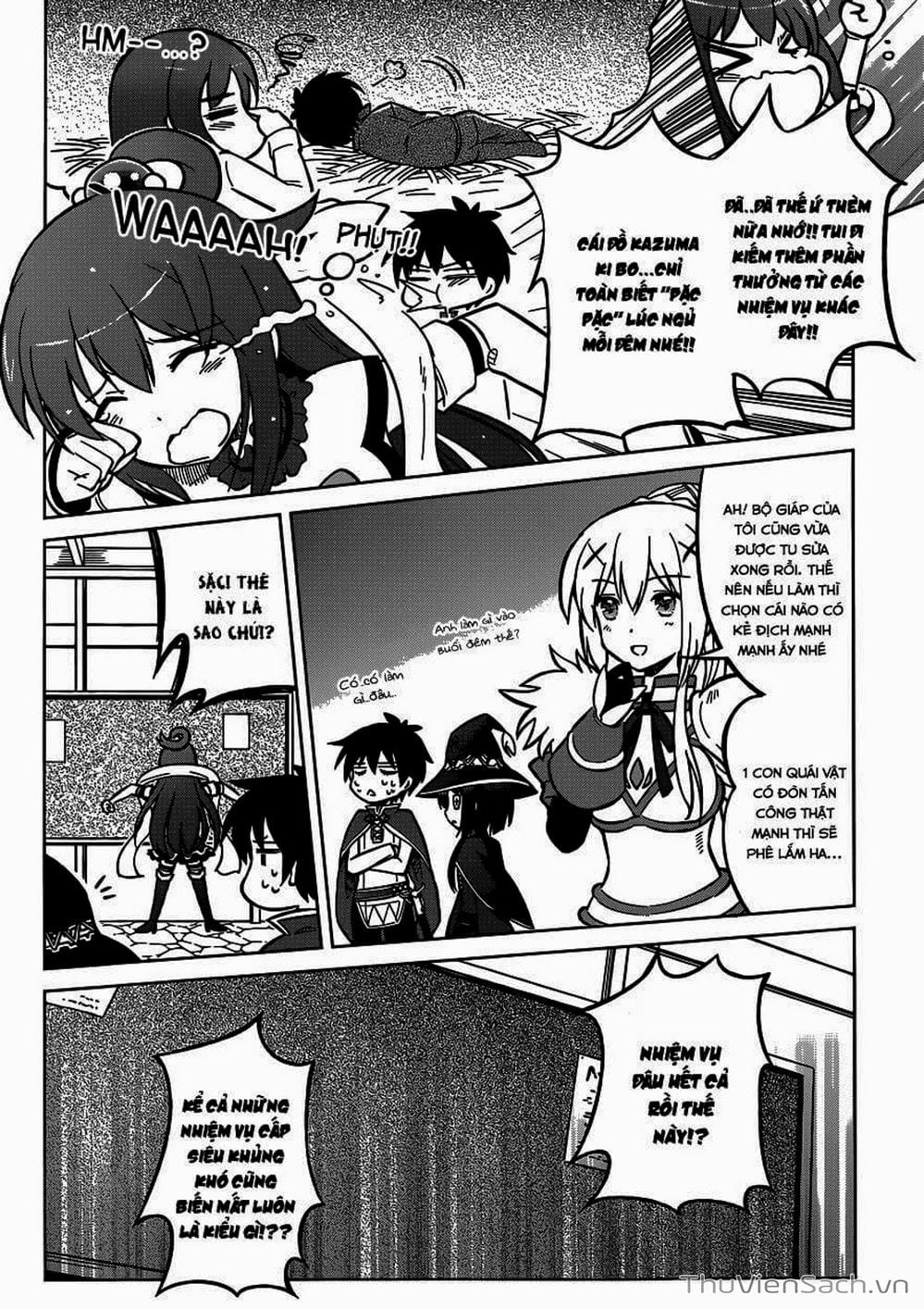 Truyện Tranh Hãy Ban Phúc Lành Cho Thế Giới Tuyệt Vời Này! trang 6