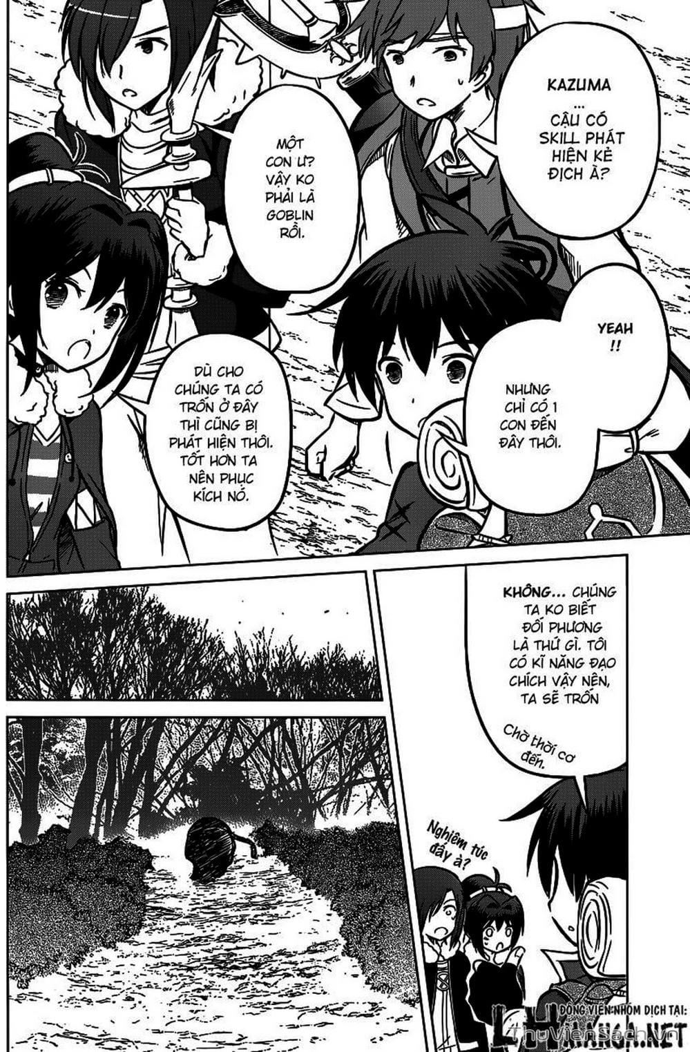Truyện Tranh Hãy Ban Phúc Lành Cho Thế Giới Tuyệt Vời Này! trang 6