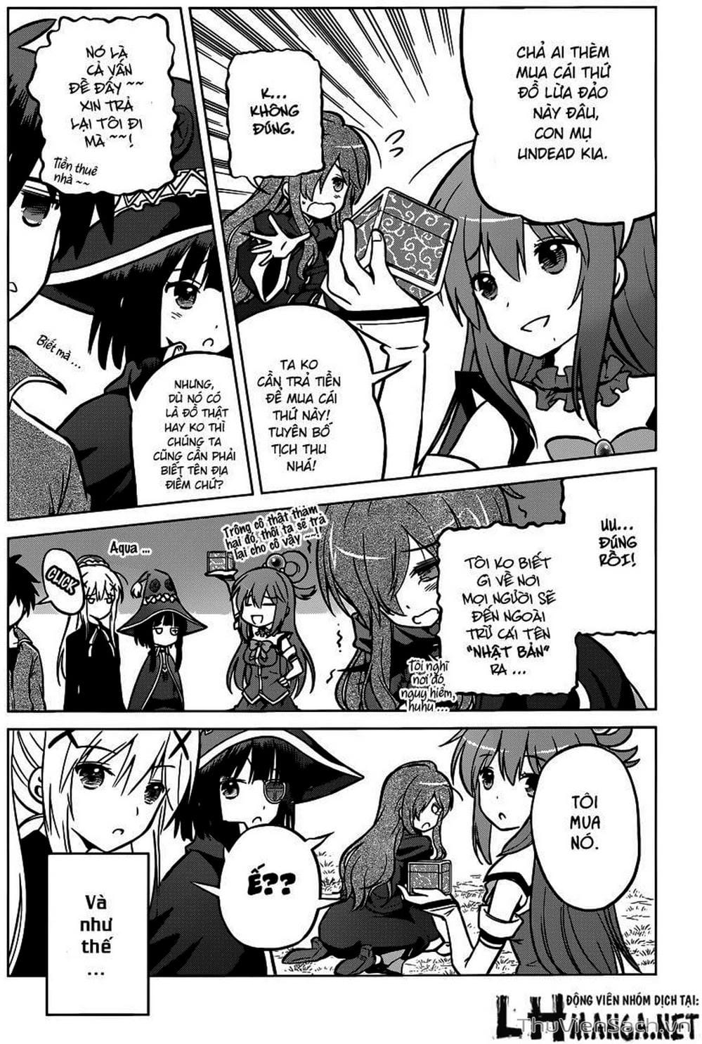 Truyện Tranh Hãy Ban Phúc Lành Cho Thế Giới Tuyệt Vời Này! trang 6