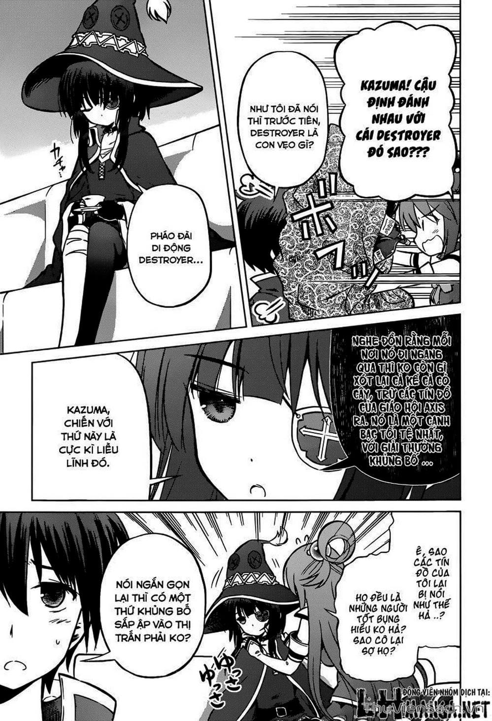 Truyện Tranh Hãy Ban Phúc Lành Cho Thế Giới Tuyệt Vời Này! trang 6