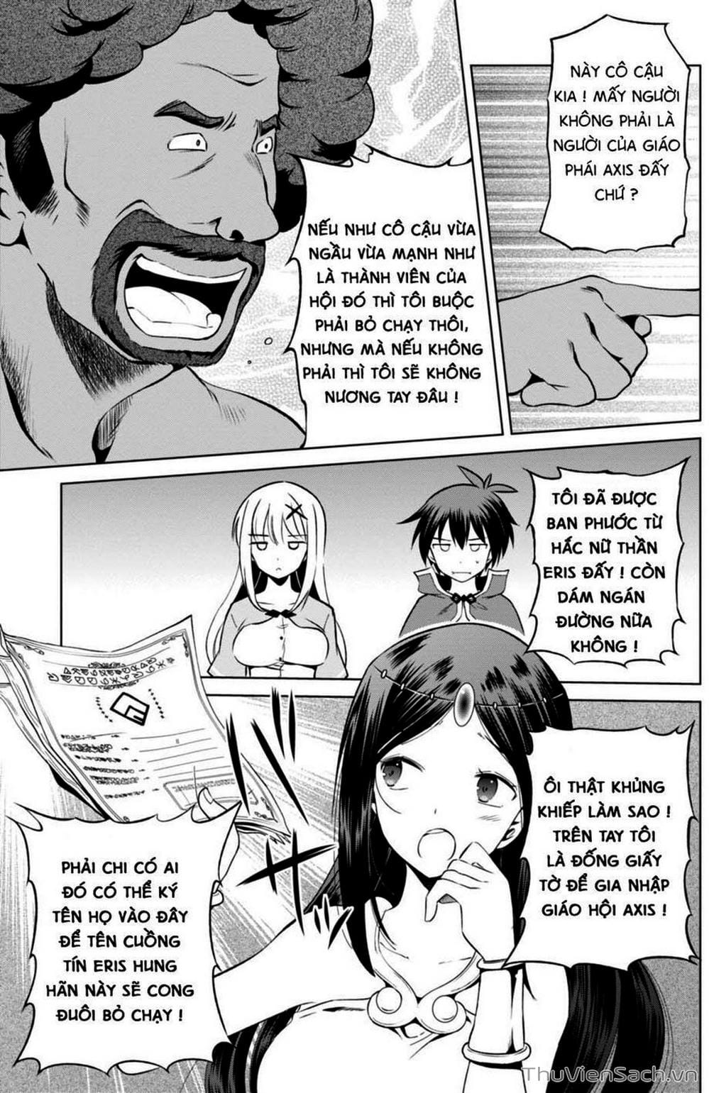 Truyện Tranh Hãy Ban Phúc Lành Cho Thế Giới Tuyệt Vời Này! trang 6