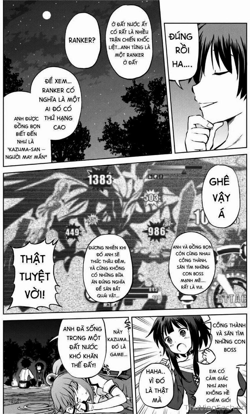 Truyện Tranh Hãy Ban Phúc Lành Cho Thế Giới Tuyệt Vời Này! trang 6