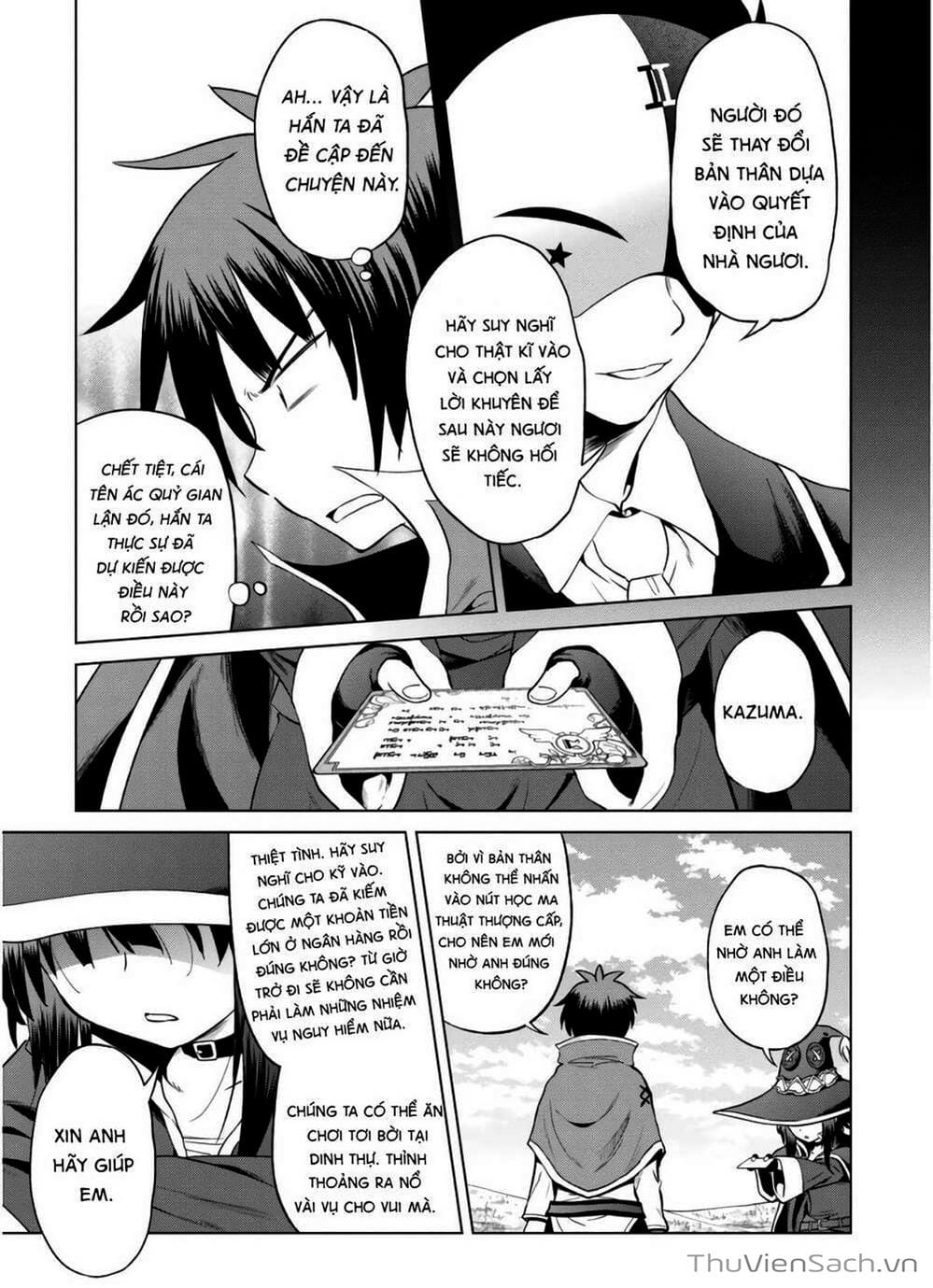 Truyện Tranh Hãy Ban Phúc Lành Cho Thế Giới Tuyệt Vời Này! trang 6
