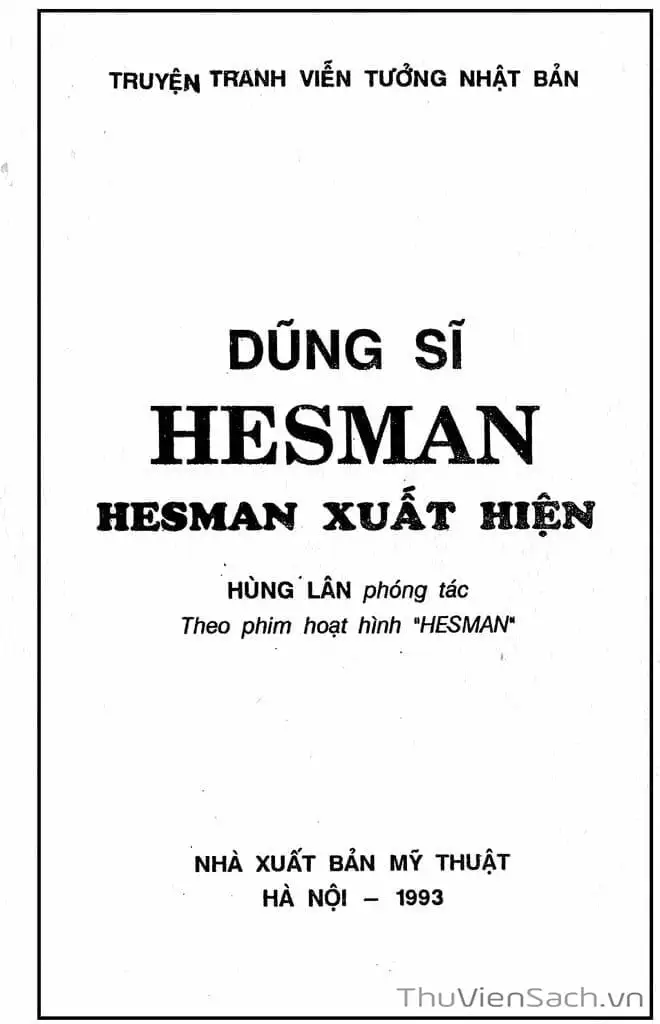 Truyện Tranh Dũng Sĩ Hesman trang 4