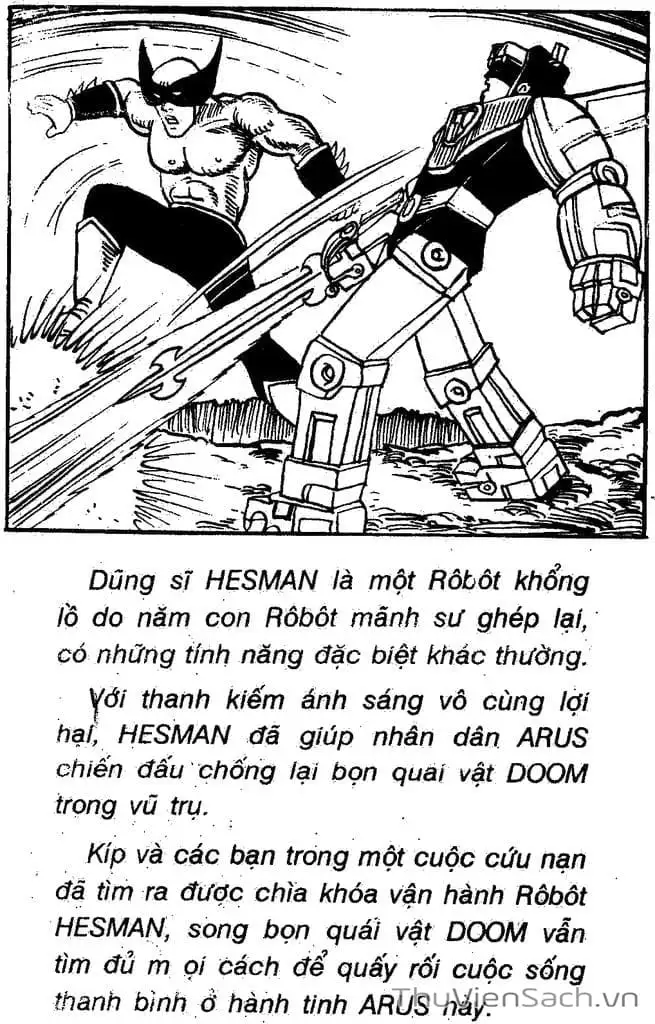 Truyện Tranh Dũng Sĩ Hesman trang 4