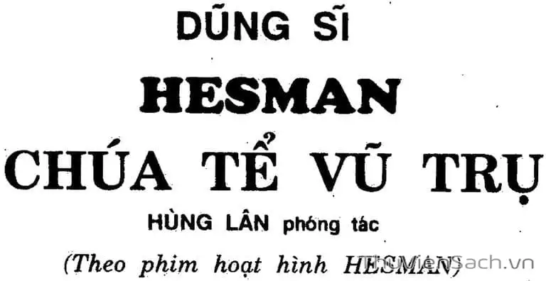 Truyện Tranh Dũng Sĩ Hesman trang 4