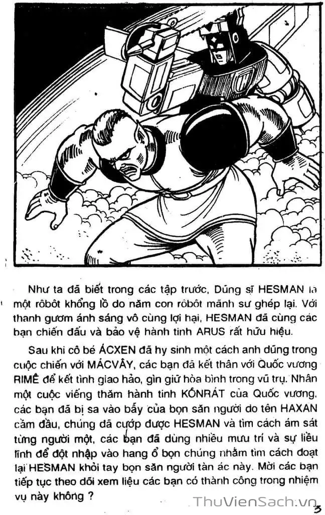 Truyện Tranh Dũng Sĩ Hesman trang 4