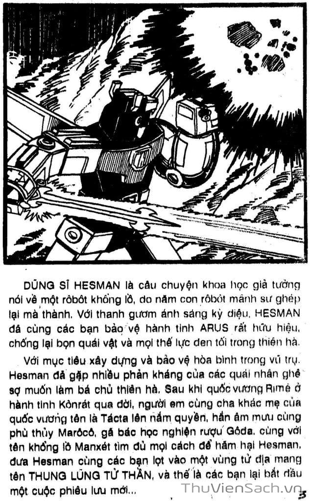 Truyện Tranh Dũng Sĩ Hesman trang 4