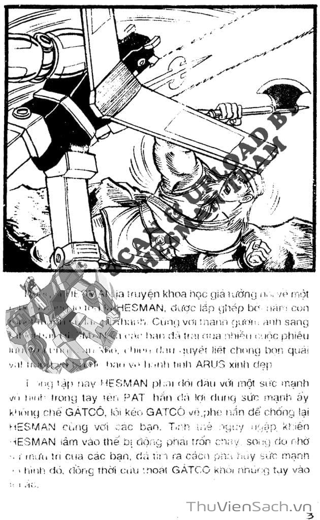 Truyện Tranh Dũng Sĩ Hesman trang 4