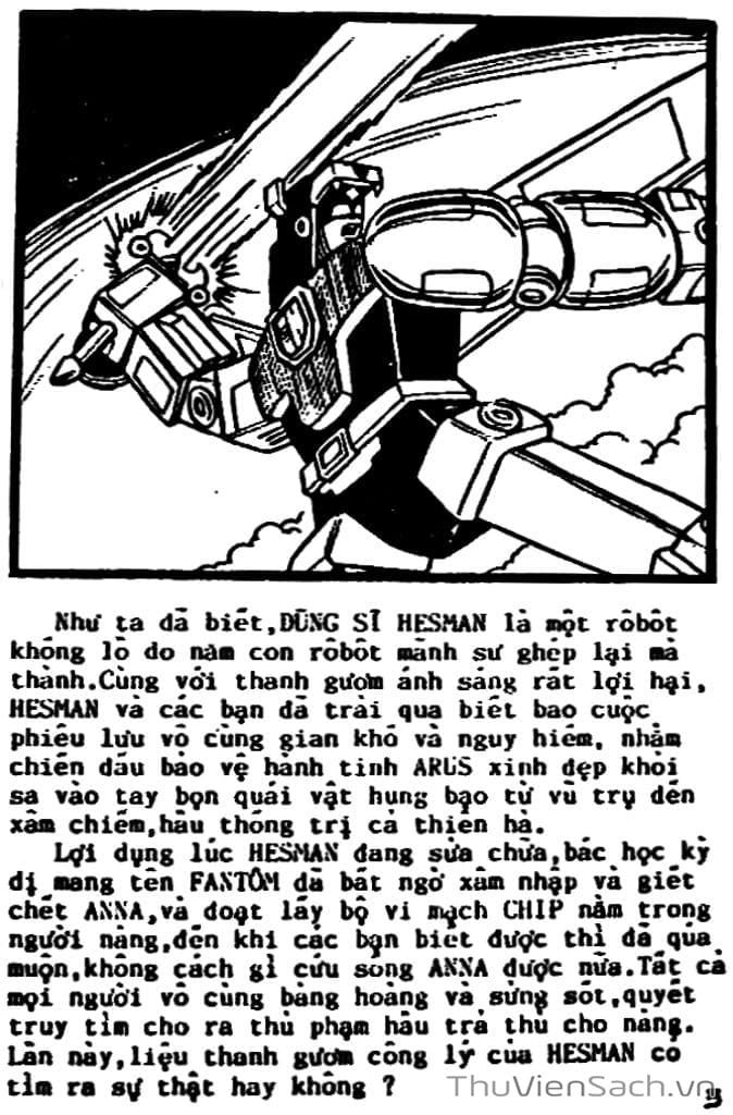 Truyện Tranh Dũng Sĩ Hesman trang 4