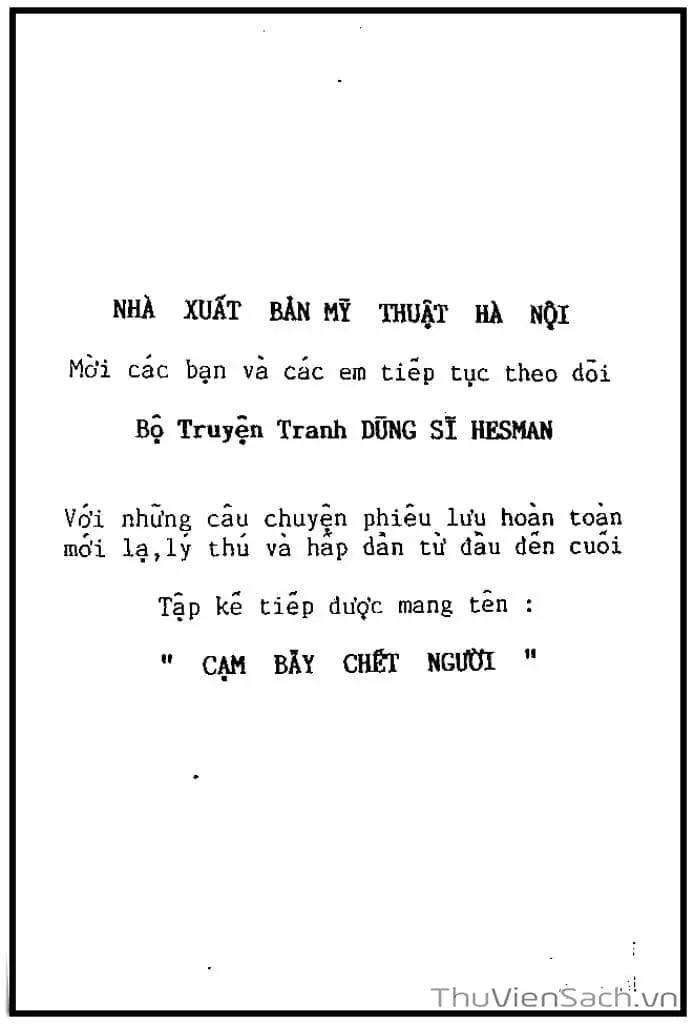 Truyện Tranh Dũng Sĩ Hesman trang 4