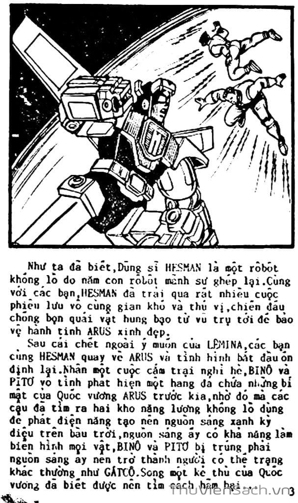 Truyện Tranh Dũng Sĩ Hesman trang 4
