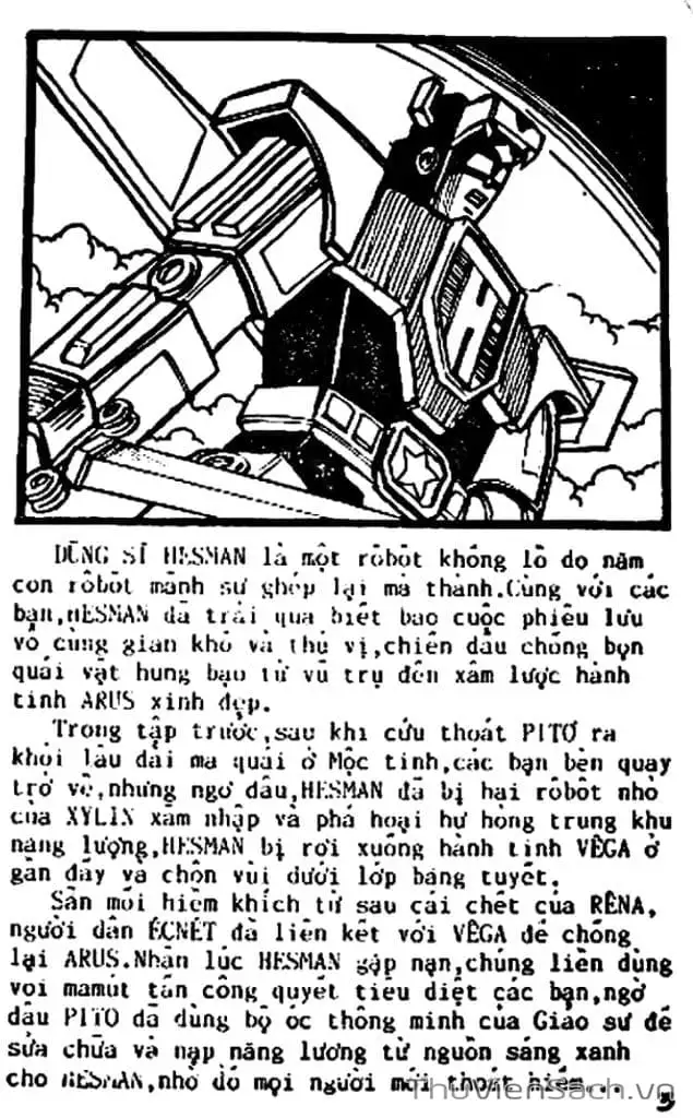 Truyện Tranh Dũng Sĩ Hesman trang 4