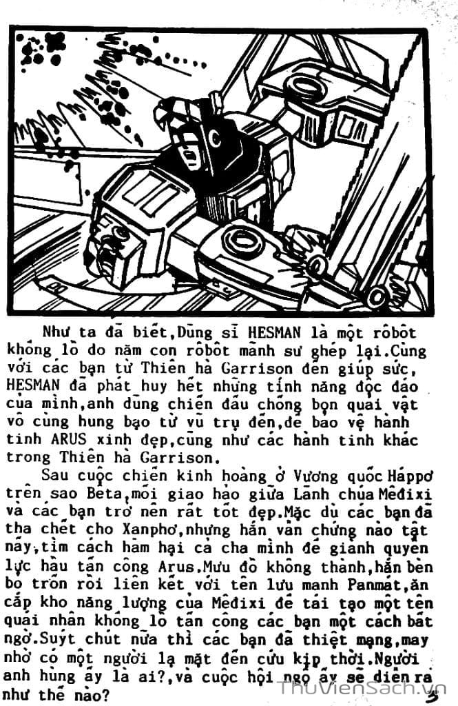 Truyện Tranh Dũng Sĩ Hesman trang 4