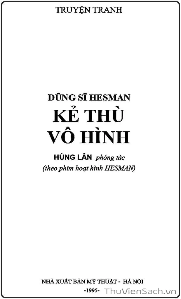 Truyện Tranh Dũng Sĩ Hesman trang 4
