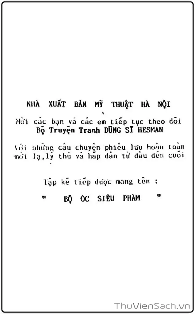 Truyện Tranh Dũng Sĩ Hesman trang 4