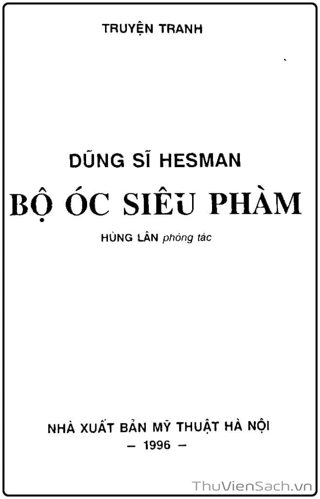 Truyện Tranh Dũng Sĩ Hesman trang 4