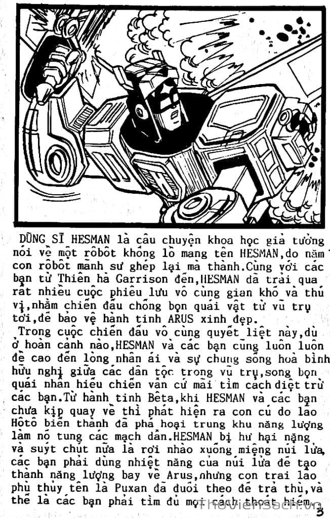 Truyện Tranh Dũng Sĩ Hesman trang 4