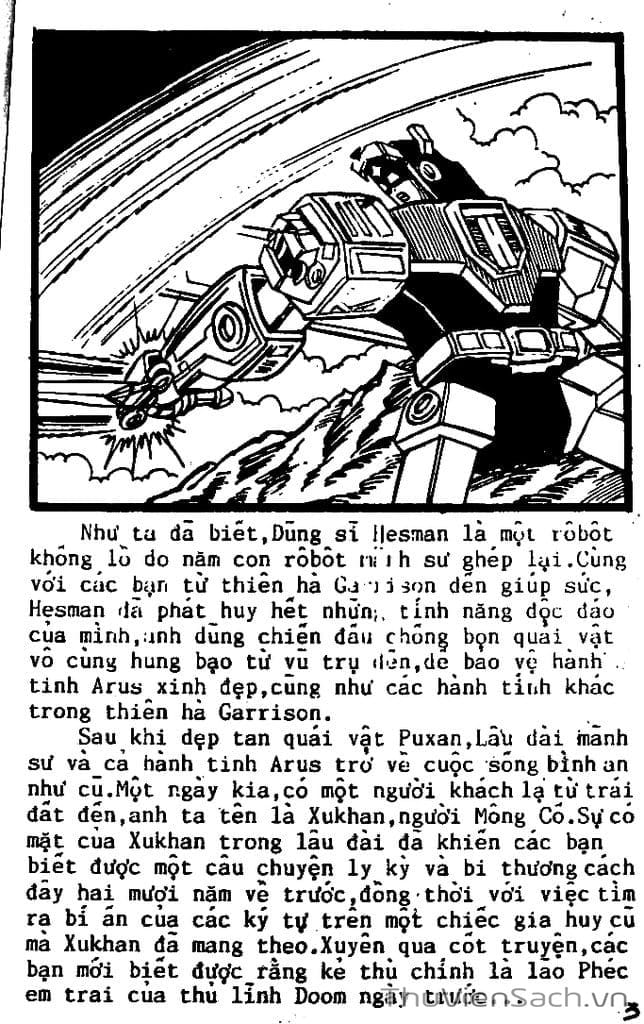 Truyện Tranh Dũng Sĩ Hesman trang 4