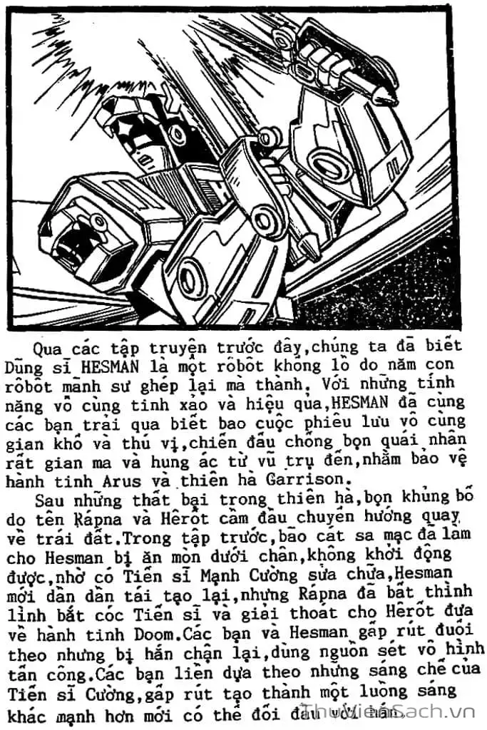 Truyện Tranh Dũng Sĩ Hesman trang 4