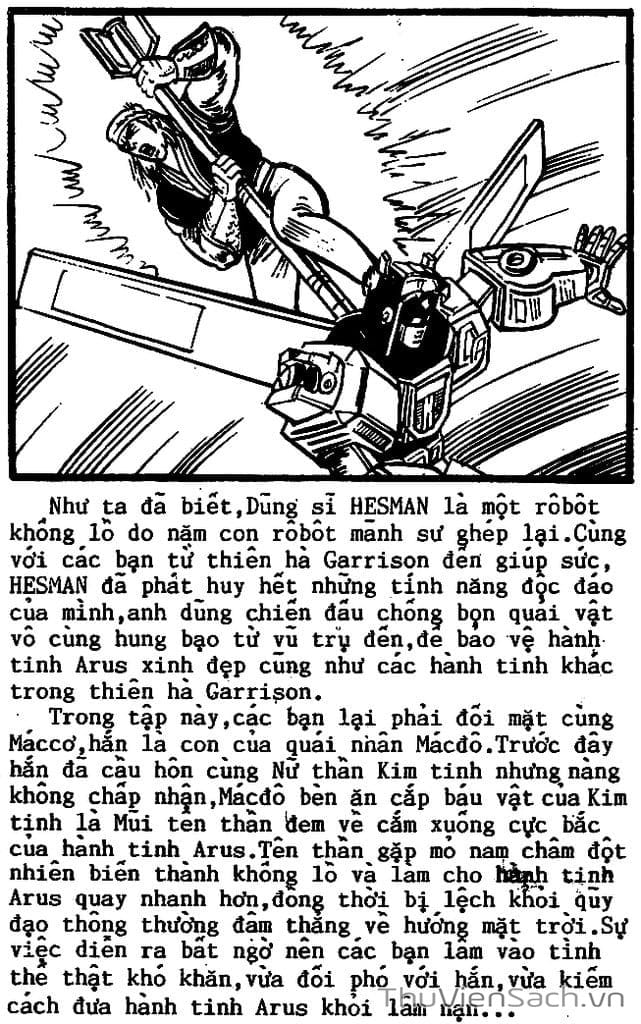Truyện Tranh Dũng Sĩ Hesman trang 4
