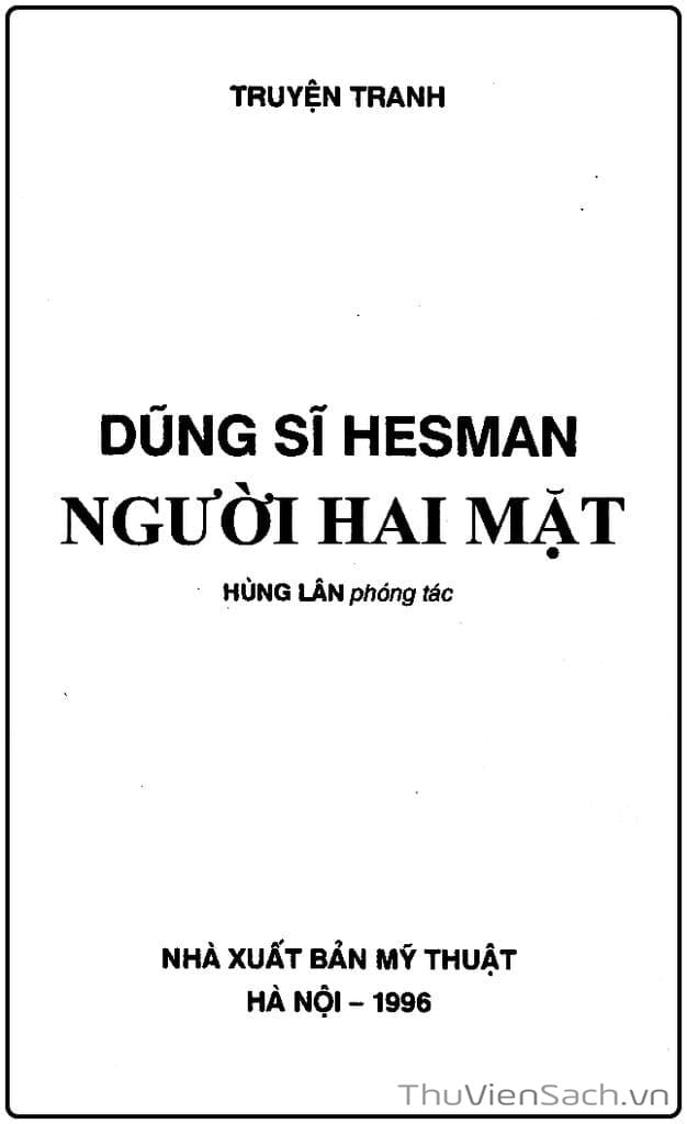 Truyện Tranh Dũng Sĩ Hesman trang 4