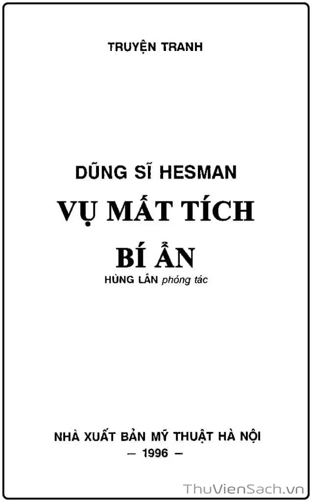Truyện Tranh Dũng Sĩ Hesman trang 4